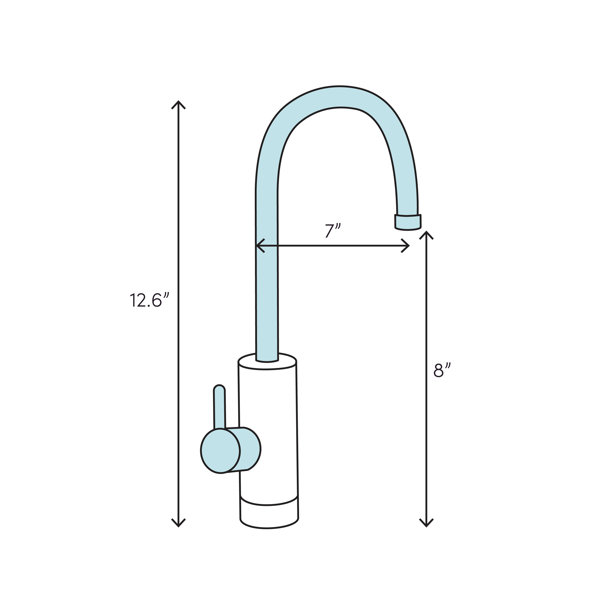 K99267SNVSCP Kohler Artifacts® Bar Faucet & Reviews Wayfair